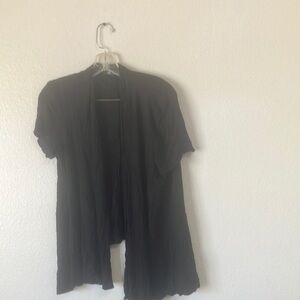 Ab studio short sleeved lightweight open front cardigan xl